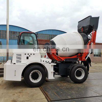 Self-loading 2 Cubic Meters 3m3 Concrete Mixer Truck photo-3