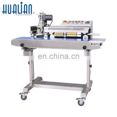 FRS-1010III Hualian Ribbon Printing Coding Food Plastic Bag Seal Band Sealer Sealing Machine