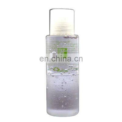 Mini empty PVC bottle 30ml for liquid soap with swing cap