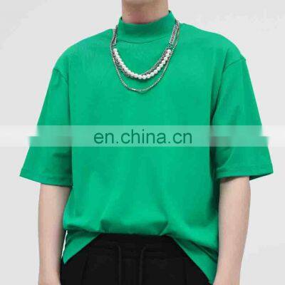 custom high quality plain short-Sleeve Cotton hood T-Shirt Men's T Shirt for 2022
