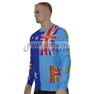 Australian Flag Long Sleeve Fishing Shirts,Cheap Custom Fishing Shirt photo-3