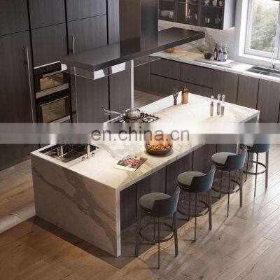 Modern DesignShaker Style Kitchen Cabinet Painting Lacquer Melamine Finish Kitchen Cabinets photo-2