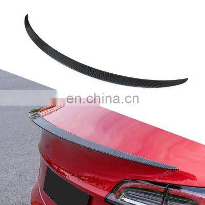 Carbon Fiber Spoiler For Tesla Model 3 Original Body Kit Roof Spoiler Accessories Decoration