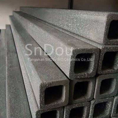 ReSiC Beams by 1650C recrystallised silicon carbide in China Tangshan SnDou SiC Ceramics Factory