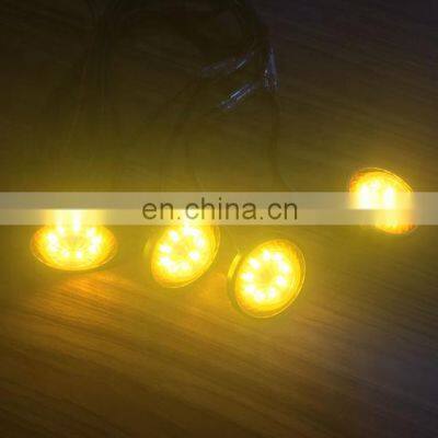 4 Pieces Led Grille Lights Led Fog/driving Lights for Jeep jl JL1189 photo-4