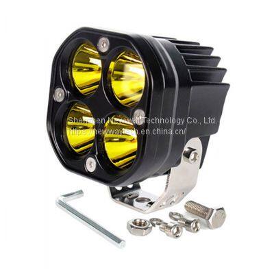 Others Car Work Light Accessories 4x4 Off Road Spot Light Pod 40W Amber LED Cubes 3 Inch Yellow Fog Lights For Truck UTV ATV photo-5