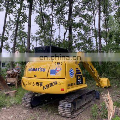 Mini construction machinery used komatsu pc70 pc70-8 excavator