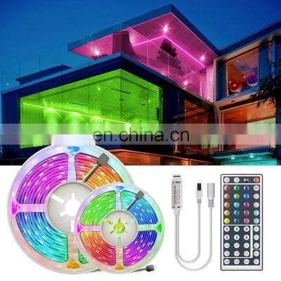 High Quality 12V 5050 RGB 5 Meters Waterproof Smart Luces LED Strip Light