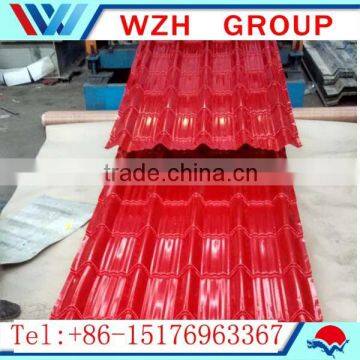 prepainted corrugated gi color roofing sheets / roofing metal sheets