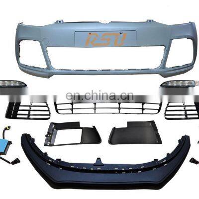 PP Material Tuning parts for VW POLO 2012-17 upgrade POLO R  front bumper ASSY