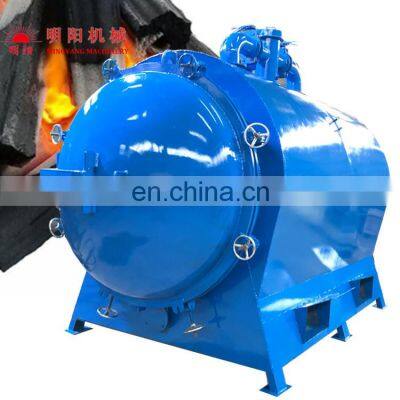 Rice Husk Sawdust Briquette Charcoal Making Furnace No Smoke Biochar Carbonization Kiln