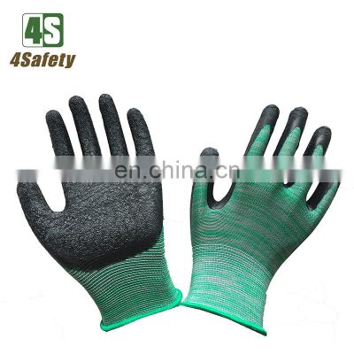 4SAFETY Latex Rubber Coated Work Gloves Bulk Wholesale