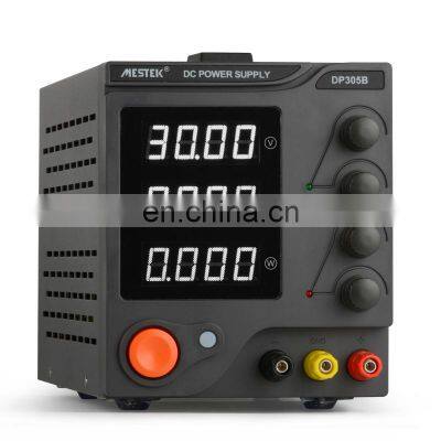 Mestek DP305B DC Power Supply Adjustable 4 Digit Display Mini Laboratory Power Supply Voltage Regulator Electronic Power Supply