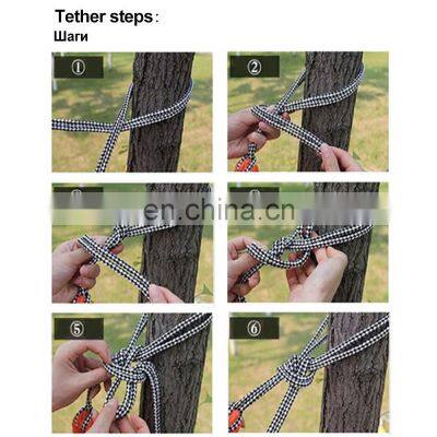 Outdoor Portable Hammock Swings Travelling Outdoor Picnic Wooden Swing Chair Camping Hammock photo-5