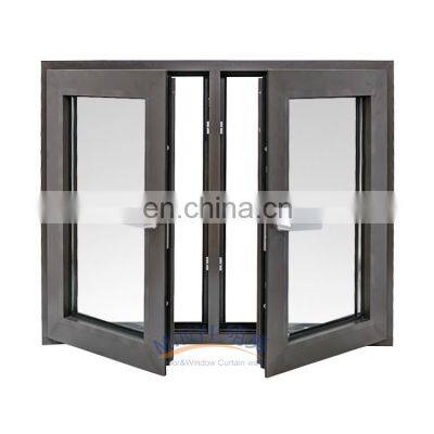 Modern Double Glazed Tempered Design Aluminium Frame Glass Windows For Home