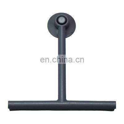 Household Plastic PP/TPE Black Window Cleaning Shower Squeegee Cleaner Wiper Tool Set With Suction Cup Hook photo-2