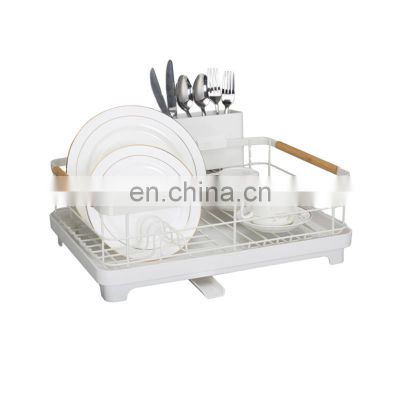 Compact Dish Rack Steel Dish Drainer Racks Wire Kitchen things Organizer and Holders