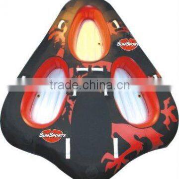PVC inflatable skiing tube