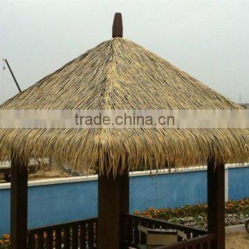 Artifiicial grass housetop. metal roof