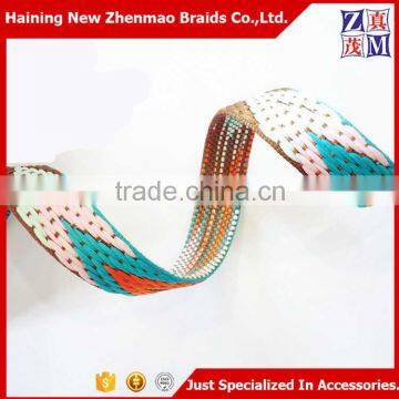 Jacquard flat sandals polyester webbing band