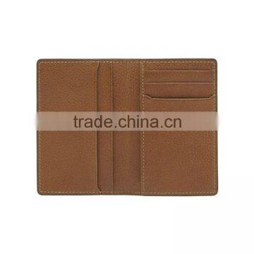 Wholesale top quality slim leather card case wallet genuine leather card wallet