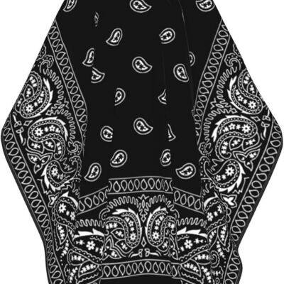 Barber Cape for men Hair Cutting,Black Paisley Cool cape designer,professional barber supply capes