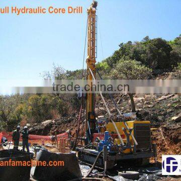 Ghana gold prospecting! HF-6 underground drilling equipment