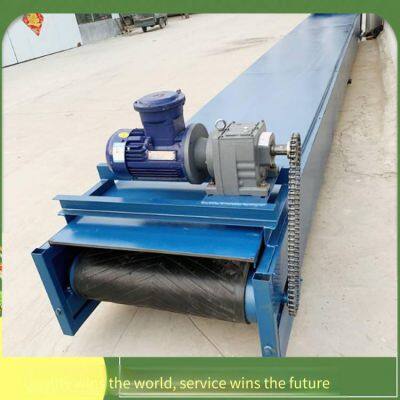 10-meter-long Liftable Conveyor Belt, Inclined Grain Loading and Unloading Conveyor, Square Tube Frame Belt Feeding Machine photo-3