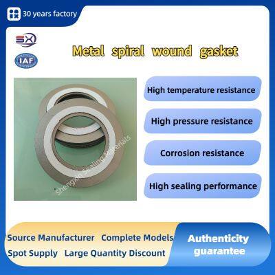 High Performance Spiral Wound Gasket With Inner/Outer Ring for Industrial Flange Pipe Sealing photo-2