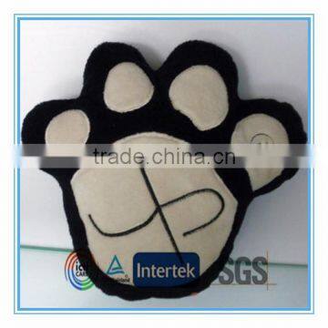 2014 Paw shape cushion plush pet toys