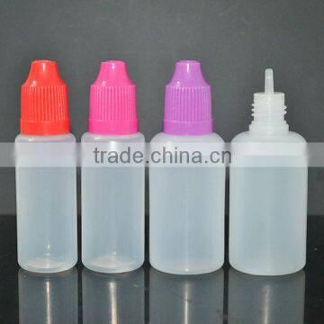 30ml ldpe soft eye drop bottle with long thin tip and lids