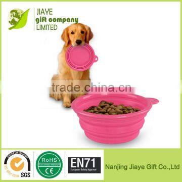 China Manufacturer Silicone Pet Bowl Collapsible Dog Bowl