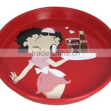 2014 popular design Tin serving tray