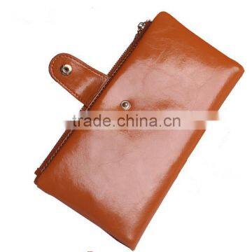 RFID Blocking Cowhide Leather Beautiful Women Wallet/Lady Purse photo-4