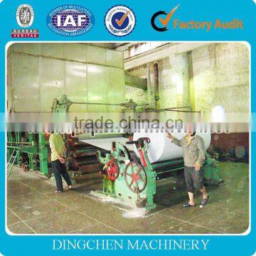 2400mm Model Dingchen Machine For Making White Office Printing Paper