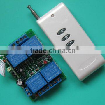 WINSUN In the 4 way power remote control switch can be set to move, self-locking, interlocking remote control power switch