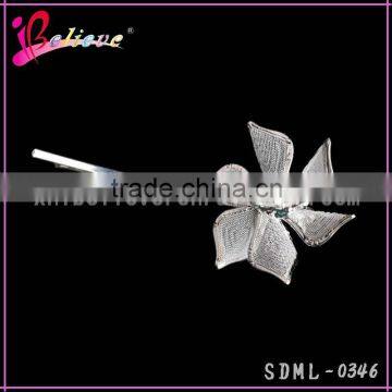 Low MOQ Factory Wholesale Fashion Hair Clip,plain Metal Hair Pins,flower Metal Long Hair Clip photo-3