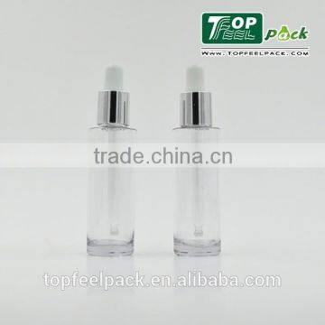 Personal care cosmetic PETG dropper bottle new design PETG bottle with dropper