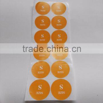 Factory Price Paper Material Clothing Size Label Printing photo-6