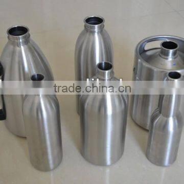 stainless steel liquor beer bottle /barrel /growler