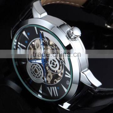 2016 Mens Luxury Men Skeleton Mechanical Hand Watch Brand Watches ZB004