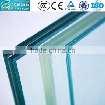 Glorious Future high quality safty energy-saving coloured laminated glass with CE and SGP film