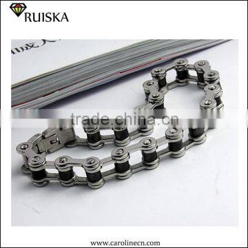 New Arrived Unique Men's Stainless Steel Bike Chain Bracelet photo-2
