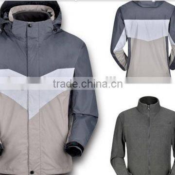 winter 3 in 1 jacket wholesale custom best cheap ski jacket men