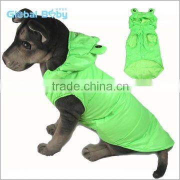 3D Green Frog Style Pet Costume Clothes For Dogs Small and Big