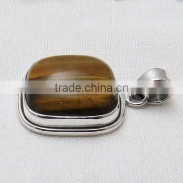 Fantasy Tiger Eye Pendant, Gemstone Silver Jewellery, Fine Silver Jewellery photo-4