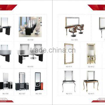 Good Technology Barber Shop Modern Design Decoration Makeup Mirror Hair Dressing Mirror Table Salon Mirror photo-3