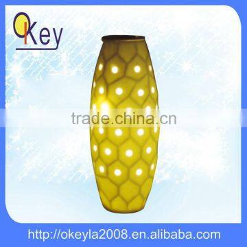 Hot sell high quality white ceramic Porcelain vase Light