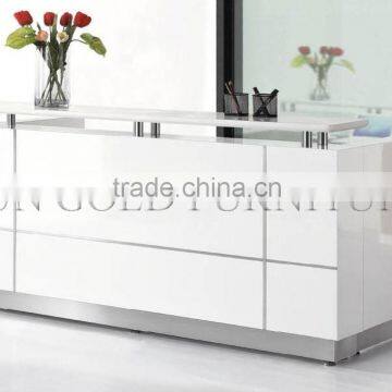 Modern Used Beauty Salon Furniture Reception Desk Office Counter Design (SZ-RTB002) photo-5