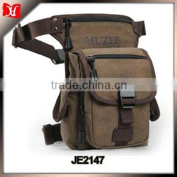 China bags factory wholesale High quality shoulder strap canvas waist bag for men